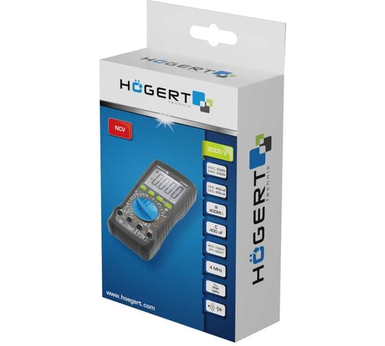 Цифровой мультиметр HOEGERT TECHNIK HOEGERT Smart All-in HT1E615
