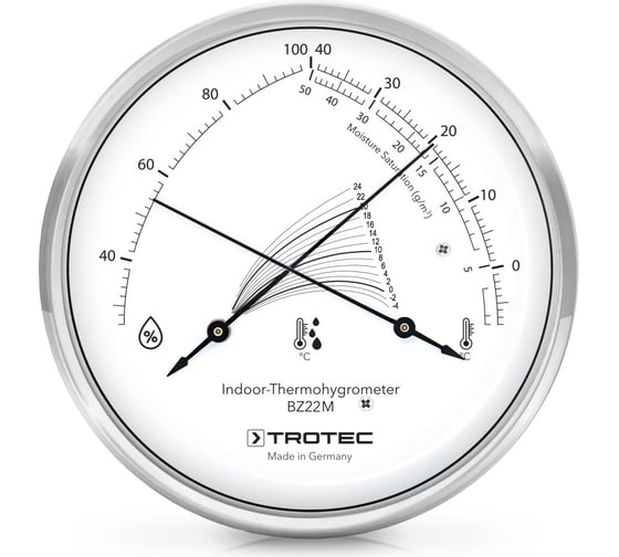 Механический термогигрометр TROTEC BZ22M 3510205019