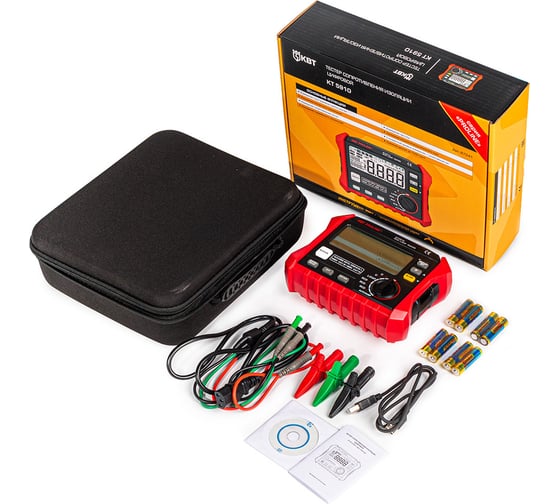 Цифровой тестер сопротивления изоляции КВТ KT 5910 PROLINE 87241