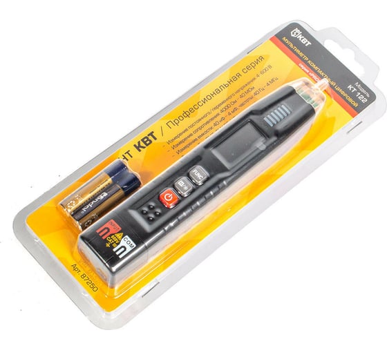 Компактный цифровой мультиметр КВТ KT 122 PROLINE 87250