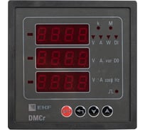Цифровой комбинированный измерительный прибор EKF DMC-r с интерфейсом RS-485 на панель 96x96 (квадратный вырез) PROxima DMC-963r