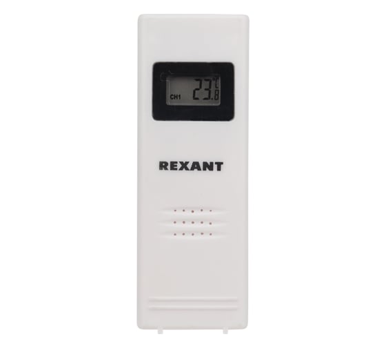 Метеостанция с часами и беспроводным выносным датчиком REXANT 70-0592
