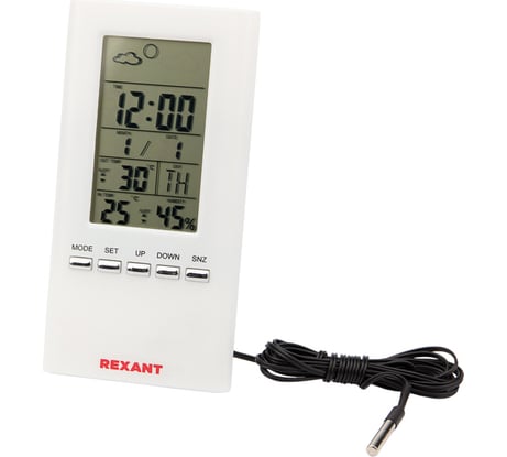 Метеостанция с выносным датчиком REXANT S3331SC 70-0513