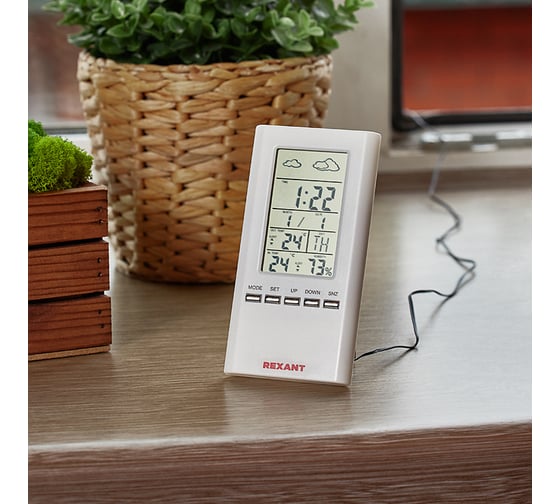 Метеостанция с выносным датчиком REXANT S3331SC 70-0513