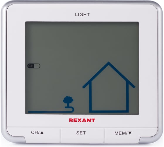Метеостанция с беспроводным выносным датчиком REXANT S637B 70-0597