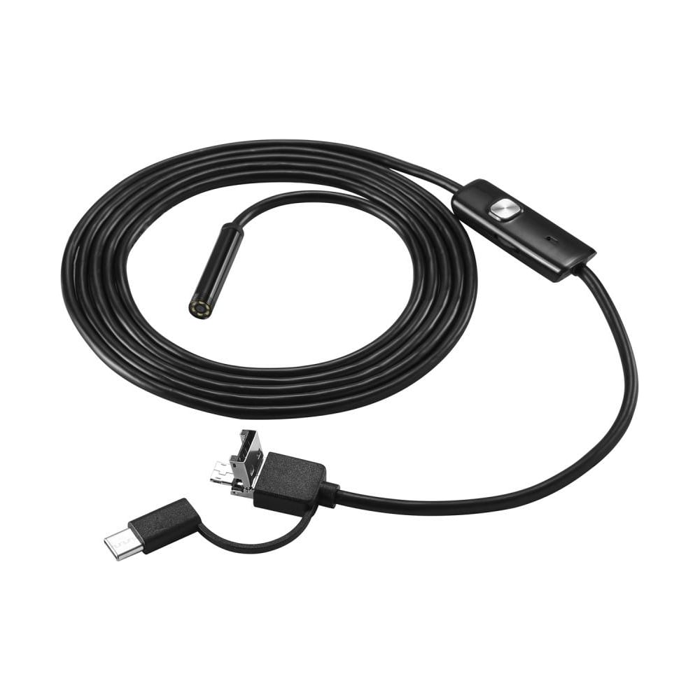 Водонепроницаемый эндоскоп DEKO WEC-2, Micro USB, USB, Type-C 2м 065-0154