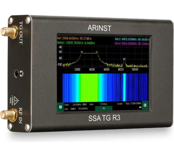 Портативный анализатор спектра с трекинг-генератором ARINST SSA-TG R3 24МГц-12ГГц 2425 1