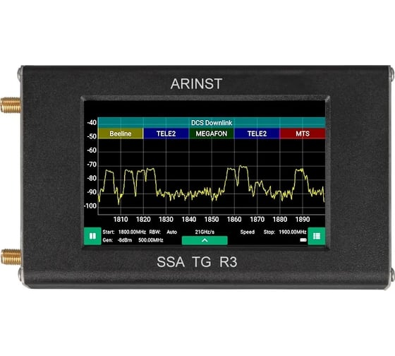 Портативный анализатор спектра с трекинг-генератором ARINST SSA-TG R3 24МГц-12ГГц 2425