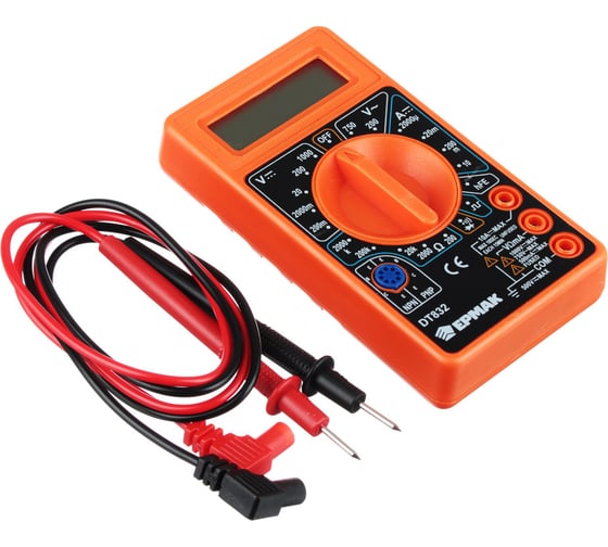Мультиметр цифровой ЕРМАК DT-832 660-004