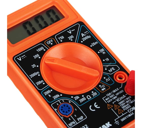 Мультиметр цифровой ЕРМАК DT-832 660-004