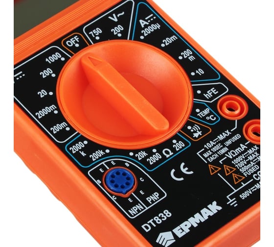 Цифровой мультиметр ЕРМАК DT-838 660-005