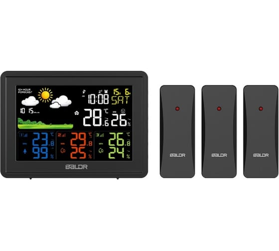 Беспроводная метеостанция BALDR B0359WST4H4PR-BLACK