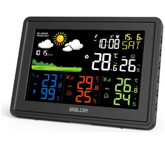 Беспроводная метеостанция BALDR B0359WST4H4PR-BLACK
