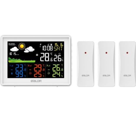 Беспроводная метеостанция BALDR B0359WST4H4PR-WHITE