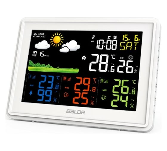 Беспроводная метеостанция BALDR B0359WST4H4PR-WHITE