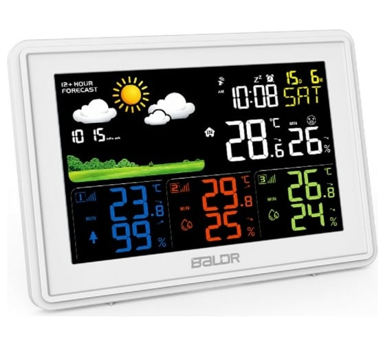 Беспроводная метеостанция BALDR B0359WST4H4PR-WHITE