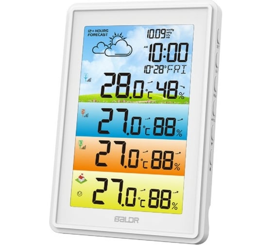 Беспроводная метеостанция BALDR B0360WST4H4PR-WHITE