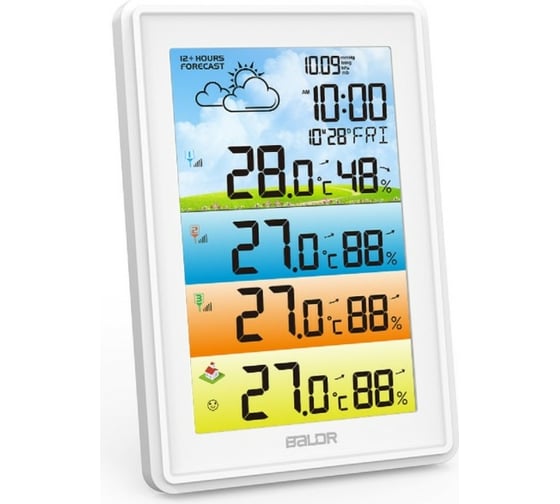 Беспроводная метеостанция BALDR B0360WST4H4PR-WHITE