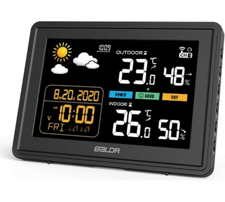 Беспроводная метеостанция BALDR B0359WST2H2R-BLACK