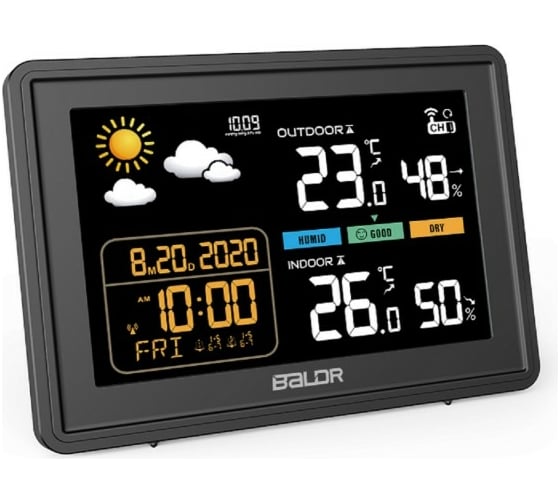 Беспроводная метеостанция BALDR B0359WST2H2R-BLACK