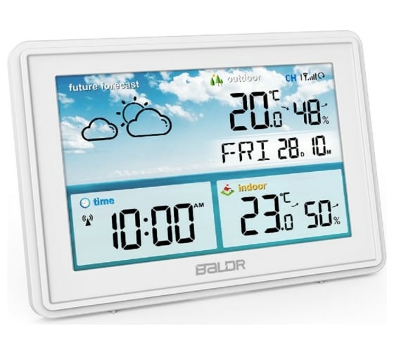 Беспроводная метеостанция BALDR B0359WST2H2R-WHITE