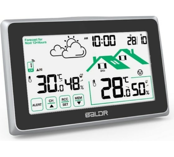 Беспроводная метеостанция BALDR B0340ST2H2R-V8-BLACK