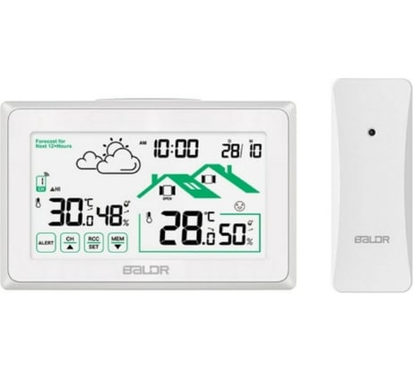 Беспроводная метеостанция BALDR B0340ST2H2R-V8-WHITE