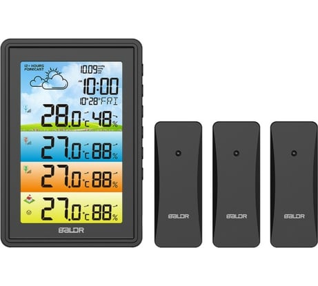 Беспроводная метеостанция BALDR B0360WST4H4PR-BLACK