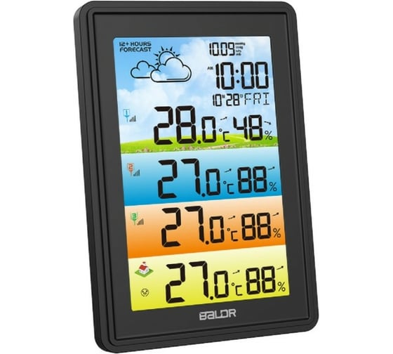 Беспроводная метеостанция BALDR B0360WST4H4PR-BLACK