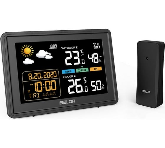 Беспроводная метеостанция BALDR B0359WST2H2PR-BLACK