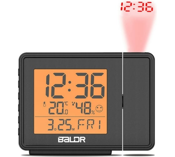 Проекционные часы BALDR B0367STH