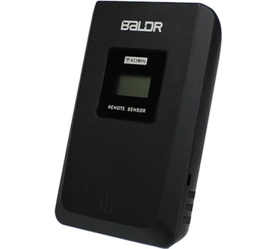Беспроводная метеостанция с индикатором BALDR B0340ST2H2-BLACK