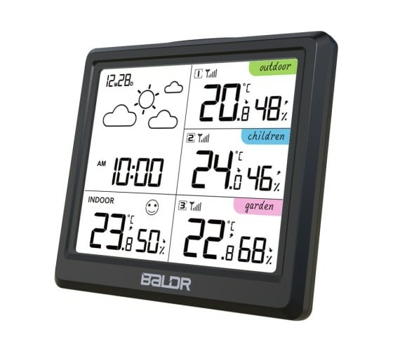 Цифровая метеостанция с тремя датчиками BALDR B0389WST4H4-V3