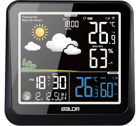 Беспроводная метеостанция BALDR B0336WST2H2P