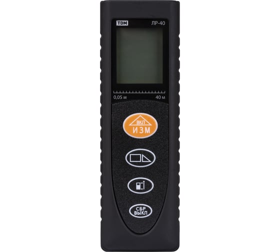 Лазерная рулетка TDM ELECTRIC ЛР-40, дальность 40 м, Алмаз SQ1018-0201
