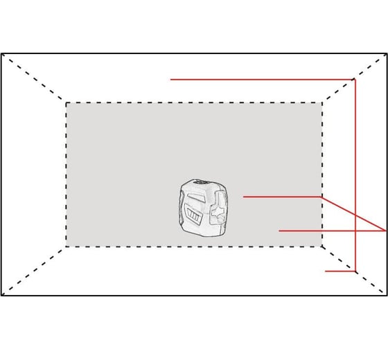 Лазерный уровень ADA Phantom 2D А00216