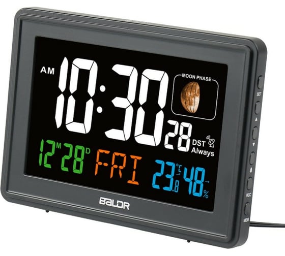 Часы с функцией термометра BALDR B0359STHR-BLACK