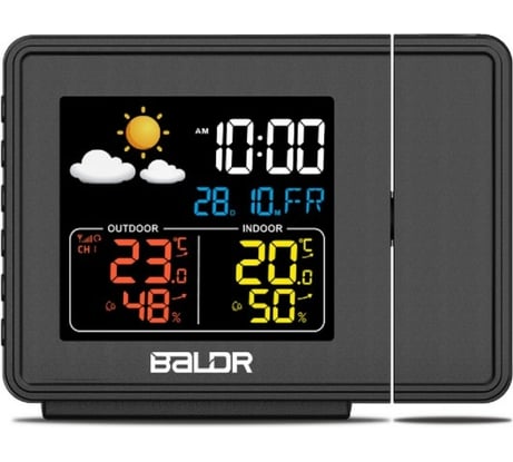 Проекционные часы BALDR B0367WST2H2R-V1