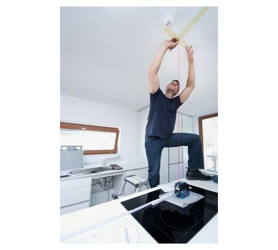 Комбинированный лазерный уровень Bosch GCL 25 Professional с универсальным держателем 0.601.066.B02