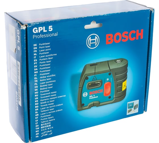 Точечный лазерный нивелир Bosch GPL 5 0.601.066.200