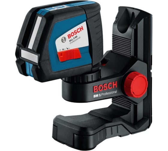 Лазерный нивелир Bosch GLL 2-50 + держатель BM1+ лазерный приемник LR2 Bosch 0.601.063.103