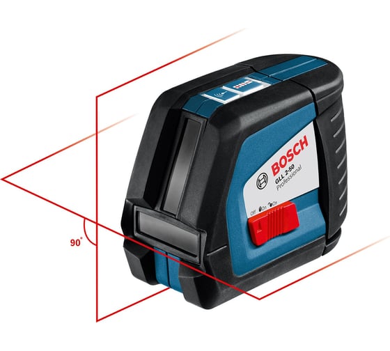 Лазерный нивелир Bosch GLL 2-50 + держатель BM1+ лазерный приемник LR2 Bosch 0.601.063.103