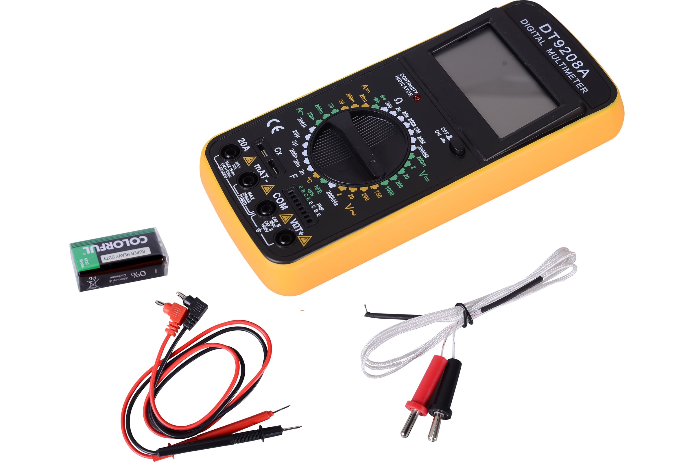 МультиметрРесантаТЕКDT9208A61/10/507