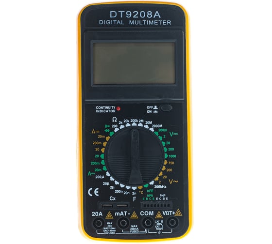 Мультиметр Ресанта ТЕК DT 9208A 61/10/507