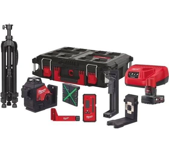 Нивелир с принадлежностями Milwaukee M12 3PLKIT-401P 4933478960 1