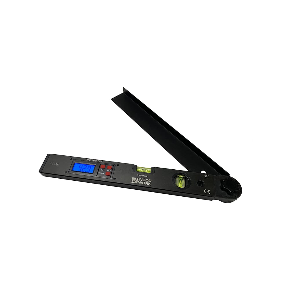 Цифровой угломер с двумя пузырьковыми уровнями WOODWORK DP-02 ...