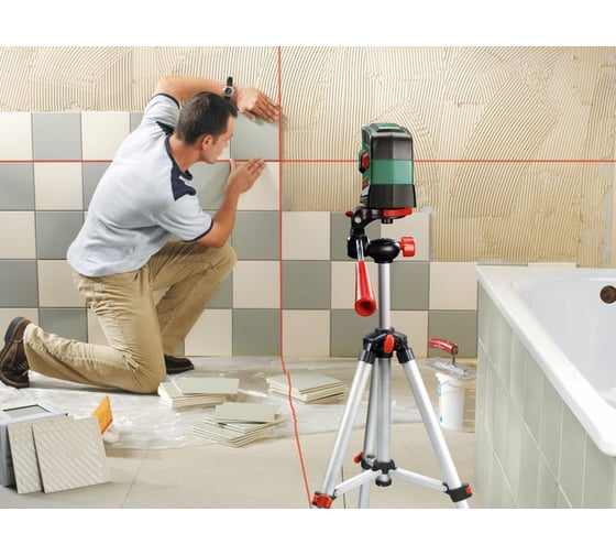 Линейный лазерный нивелир Bosch PCL 20 set 0.603.008.221