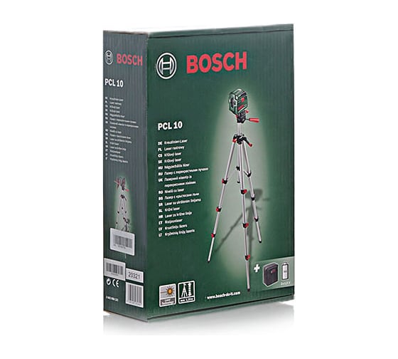 Лазерный нивелир с перекрестными лучами Bosch PCL 10 Basic 0.603.008.120