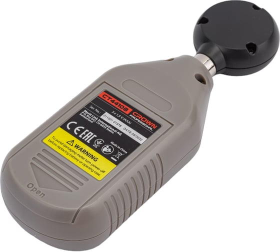 Измеритель люксметр освещенности Crown CT44108