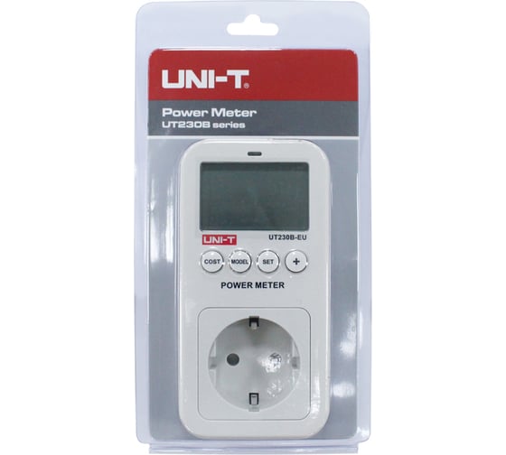 Розетка-измеритель мощности UNI-T UT230B-EU 00-00010750